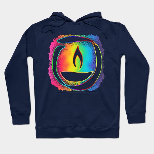 Rainbow Ribbon Chalice Hoodie by IAmUU